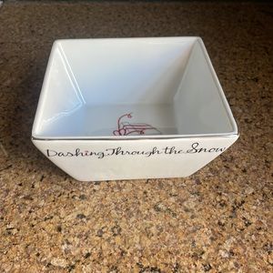 Small Dish w/Holiday Phrases